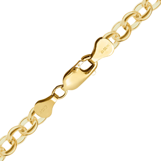 Finished Rolo Anklet in 14K Gold-Filled