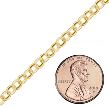 Load image into Gallery viewer, Bulk / Spooled Rolo Chain in 14K Gold-Filled (2.00 mm - 5.20 mm)
