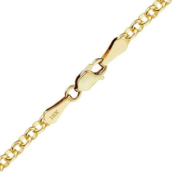 Soho Rolo Anklet in 18K Yellow Gold