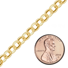 Load image into Gallery viewer, Bulk / Spooled Rolo Chain in 14K Gold-Filled (2.00 mm - 5.20 mm)
