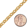 Bulk / Spooled Rolo Chain in 14K Gold-Filled (2.00 mm - 5.20 mm)