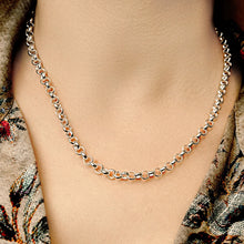 Load image into Gallery viewer, Soho Rolo Chain Necklace in Sterling Silver
