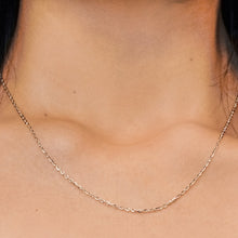 Load image into Gallery viewer, Flat Soho Rolo Chain Necklace in Sterling Silver
