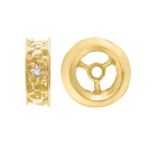 ITI NYC Diamond Roundel Beads in 14K Yellow Gold (5.5 mm - 7 mm)