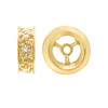 ITI NYC Diamond Roundel Beads in 14K Yellow Gold (5.5 mm - 7 mm)
