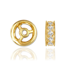 Load image into Gallery viewer, ITI NYC Diamond Roundel Beads (5.5 mm - 7 mm)
