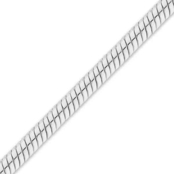 Bulk / Spooled Round Snake Chain in Sterling Silver (0.90 mm - 3.00 mm)