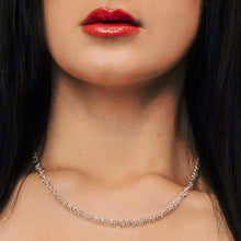 Load image into Gallery viewer, Rockefeller Center Ring Ring Chain Necklace in Sterling Silver
