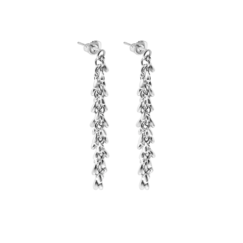 Handmade Fancy Ring Ring Chain Earrings (4.90 mm)