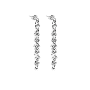 Handmade Fancy Ring Ring Chain Earrings (4.90 mm)