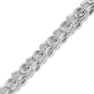 Bulk / Spooled Handmade Ring Ring Chain in Sterling Silver (5.00 mm)