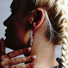 Load image into Gallery viewer, Handmade Fancy Ring Ring Chain Earrings (6.70 mm)
