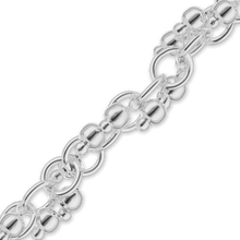 Load image into Gallery viewer, Bulk / Spooled Handmade Fancy Ring Ring Chain in Sterling Silver (6.70 mm)
