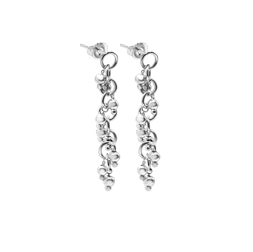 Handmade Fancy Ring Ring Chain Earrings (6.70 mm)