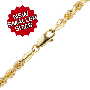 Riverside Blvd. Rope Necklace in 14K Yellow Gold