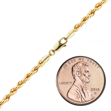 Load image into Gallery viewer, Finished Handmade Solid Rope Anklet in 14K Gold-Filled

