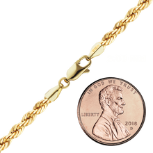 Load image into Gallery viewer, Finished Handmade Solid Rope Necklace in 14K Gold-Filled
