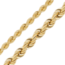 Load image into Gallery viewer, Bulk / Spooled Handmade Solid Rope Chain in 10K Yellow Gold (4.20 mm - 6.30 mm)
