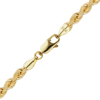 Riverside Blvd. Rope Chain Necklace in 10K Yellow Gold