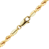 Finished Handmade Solid Rope Anklet in 14K Gold-Filled