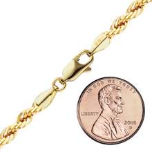 Load image into Gallery viewer, Finished Handmade Solid Rope Anklet in 14K Gold-Filled
