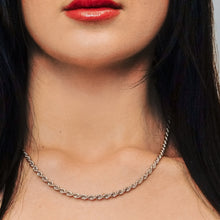 Load image into Gallery viewer, Riverside Blvd. Rope Chain Necklace in Sterling Silver
