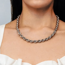 Load image into Gallery viewer, Riverside Blvd. Rope Chain Necklace in Sterling Silver
