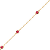 Bulk / Spooled Diamond by the Yard Cable Chain in 14K Yellow Gold (Diamond Bezel: Every 1.5")