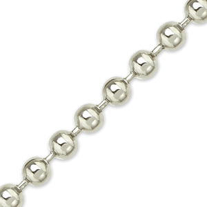 Bulk / Spooled Round Bead Chain in Stainless Steel (2.50 mm)