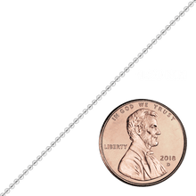 Load image into Gallery viewer, Bulk / Spooled Round Bead Chain in Sterling Silver (0.80 mm - 5.00 mm)
