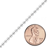 Bulk / Spooled Round Bead Chain in Sterling Silver (1.00 mm - 5.00 mm)