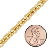 Bulk / Spooled Heavy Round Cable Chain in 14K Gold-Filled (1.00 mm - 6.50 mm)