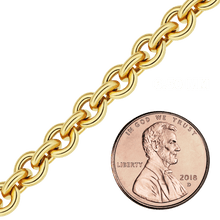 Load image into Gallery viewer, Bulk / Spooled Heavy Round Cable Chain in 14K Gold-Filled (1.00 mm - 6.50 mm)
