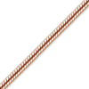 Bulk / Spooled Round Snake Chain in 14K Rose Gold (1.00 mm)