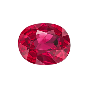 Oval AAA Natural Ruby - July Birthstones