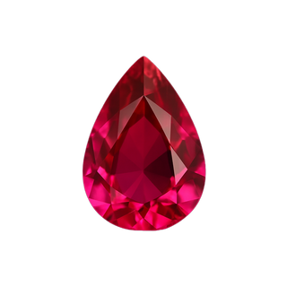 Pear Shape AAA Natural Ruby - July Birthstones