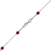 Bulk / Spooled Diamond by the Yard Cable Chain in 14K White Gold (Diamond Bezel: Every 1.5")