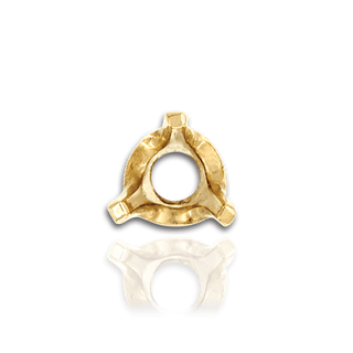ITI NYC Three Prong Round Standard Settings in 14K Gold (2.00 mm - 4.00 mm)