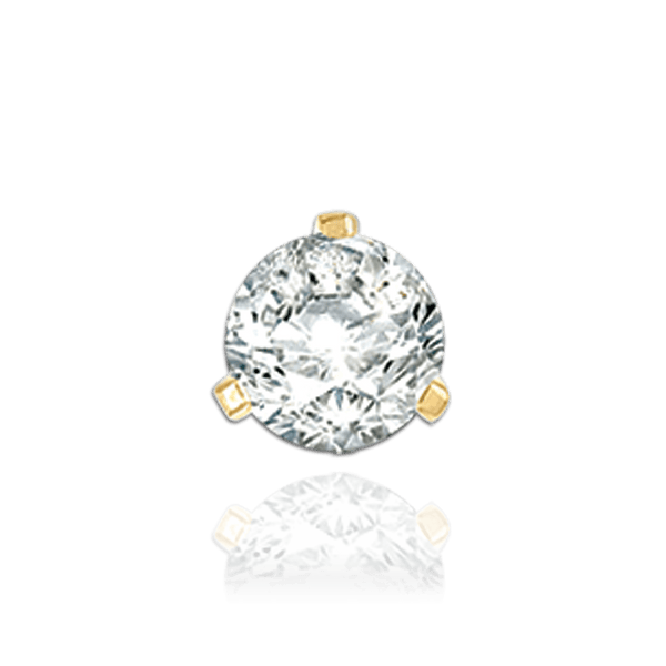ITI NYC Three Prong Round Standard Settings in 14K Gold (2.00 mm - 4.00 mm)