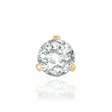 Load image into Gallery viewer, ITI NYC Three Prong Round Standard Settings in 14K Gold (2.00 mm - 4.00 mm)
