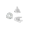 ITI NYC Three Prong Tapered Set in Sterling Silver (2.75 mm - 5.75 mm)