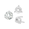 ITI NYC Three Prong Tapered Set in Sterling Silver (2.75 mm - 5.75 mm)