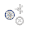 ITI NYC Four Prong Round Halo Settings With Peg in 14K Gold (3.50 mm - 9.25 mm)