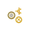 ITI NYC Four Prong Round Halo Settings With Peg in 14K Gold (1.50 mm - 9.25 mm)