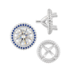 ITI NYC Four Prong Round Halo Settings With Peg in 14K Gold (3.50 mm - 9.25 mm)