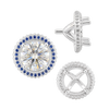 ITI NYC Four Prong Round Halo Settings With Peg in 14K Gold (3.50 mm - 9.25 mm)