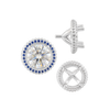 ITI NYC Four Prong Round Halo Settings With Peg in 14K Gold (3.50 mm - 9.25 mm)