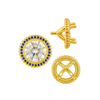 ITI NYC Four Prong Round Halo Settings With Peg in 14K Gold (1.50 mm - 9.25 mm)