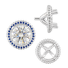 ITI NYC Four Prong Round Halo Settings With Peg in 14K Gold (3.50 mm - 9.25 mm)