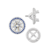 ITI NYC Four Prong Round Halo Settings With Peg in 14K Gold (3.50 mm - 9.25 mm)